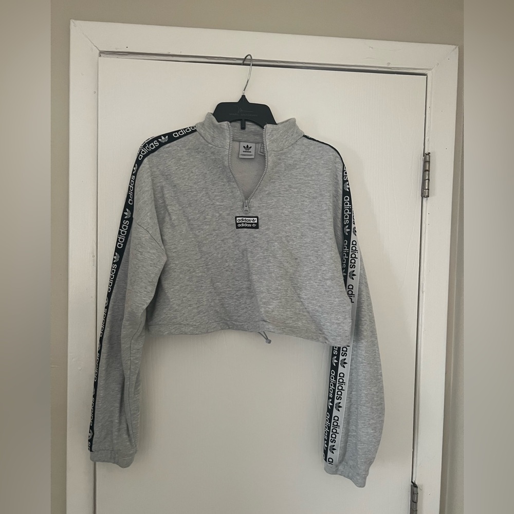 Adidas crop sweatshirt